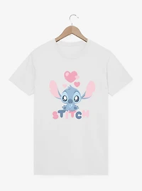 Disney Lilo & Stitch Hearts Chibi T-Shirt