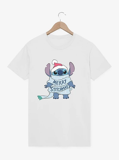 Disney Lilo & Stitch Merry Stitchmas Wrapped Up T-Shirt