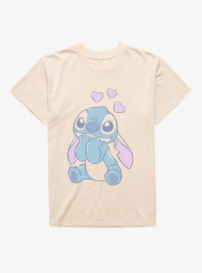 Disney Lilo & Stitch Too Cute To Hold Mineral Wash T-Shirt