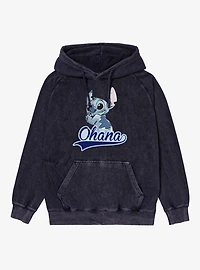 Disney Lilo & Stitch Ohana Look Back Vintage Mineral Washed Hoodie