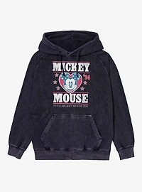 Disney Mickey Mouse 2024 Campaign Vote Vintage Mineral Washed Hoodie