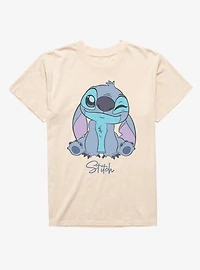Disney Lilo & Stitch Winky Face Mineral Wash T-Shirt