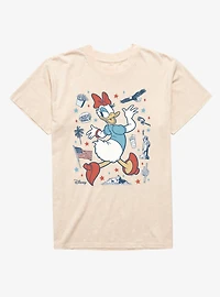 Disney Daisy Duck 4th Of July Walk Mineral Wash T-Shirt