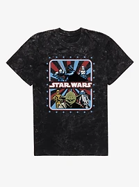 Star Wars Stars All Around & Stripes Mineral Wash T-Shirt