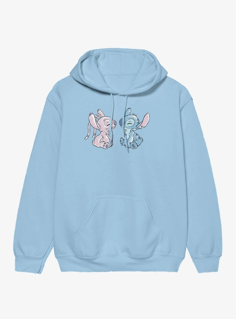 Disney Lilo & Stitch Angel And Cute Love Hoodie