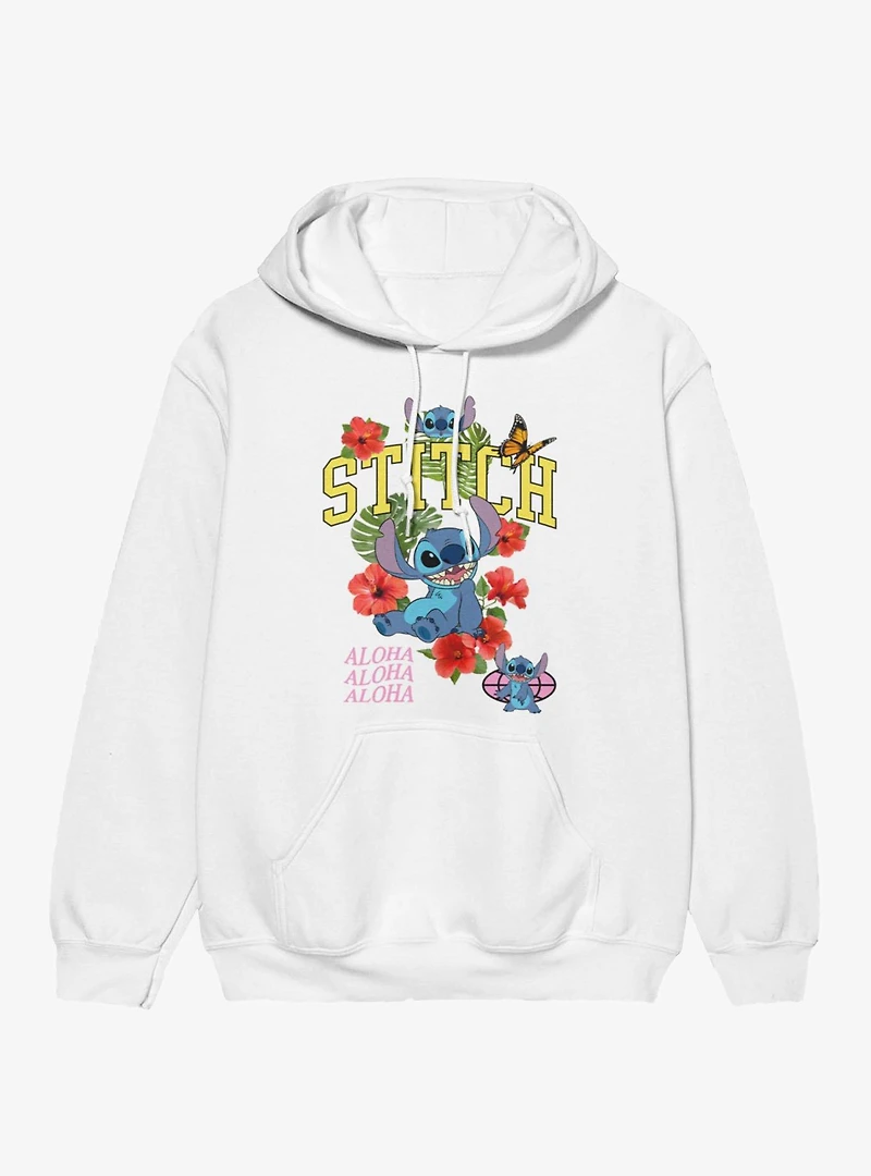 Disney Lilo & Stitch Aloha Life Flowers Hoodie