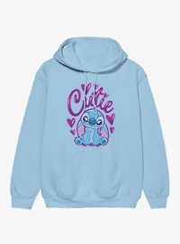 Disney Lilo & Stitch Cutie Heart Spray Paint Hoodie