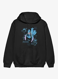 Disney Lilo & Stitch Upsidedown And Outlined Fun Hoodie