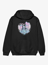 Disney Lilo & Stitch Out Of This World Spray Paint Heart Hoodie