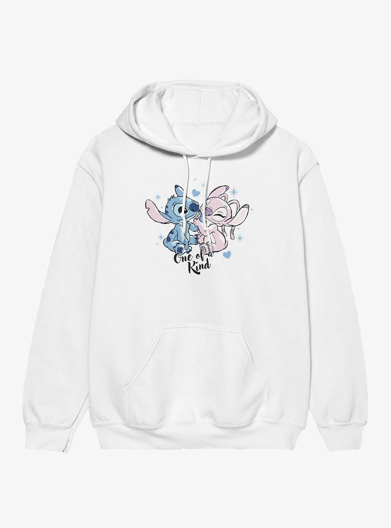 Disney Lilo & Stitch One Of A Kind Hand Hold Angel And Hoodie