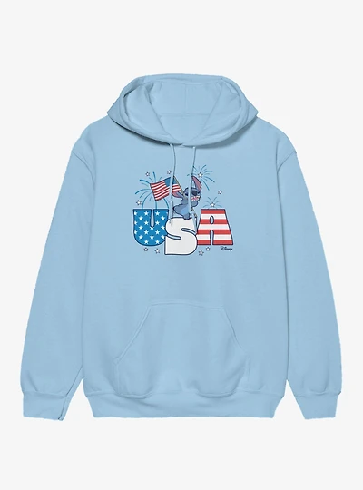 Disney Lilo & Stitch Fireworks 4th Of July Hoodie