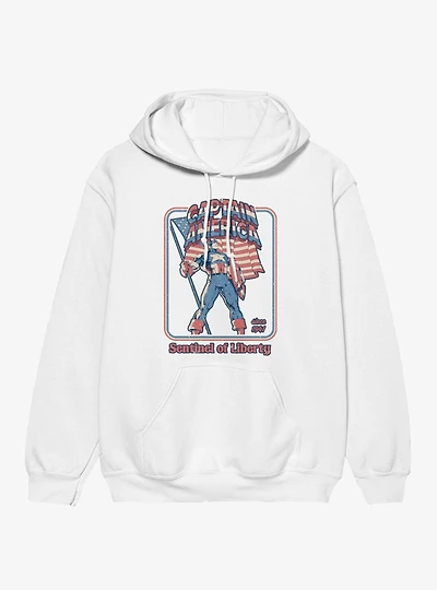 Marvel Captain America Retro Sentinel Of Libery Since 1941 Hoodie