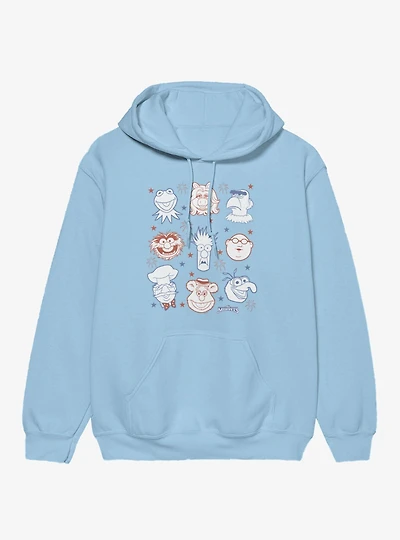 Disney Muppets Star Spangled Faces Hoodie