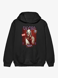 Stranger Things Vecna Upside Down Hand Up Card Hoodie