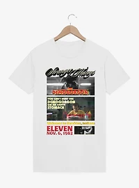 Stranger Things Can't Hunt On Empty Stomach Panels Demogorgon & Eleven T-Shirt