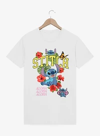 Disney Lilo & Stitch Aloha Life Flowers T-Shirt