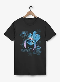 Disney Lilo & Stitch Upsidedown And Outlined Fun T-Shirt