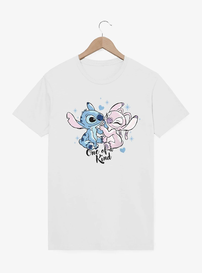 Disney Lilo & Stitch One Of A Kind Hand Hold Angel And T-Shirt