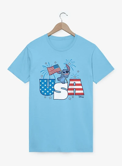 Disney Lilo & Stitch Fireworks 4th Of July T-Shirt