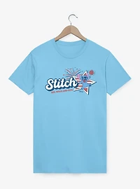 Disney Lilo & Stitch Red White Cute 4th Of July T-Shirt