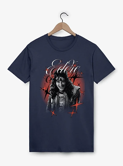 Stranger Things Eddie Stars Deawn Portrait T-Shirt