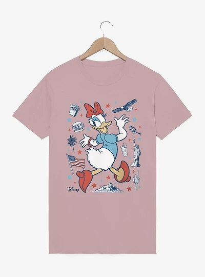 Disney Daisy Duck 4th Of July Walk T-Shirt