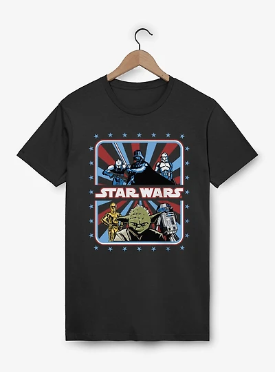 Star Wars Stars All Around & Stripes T-Shirt