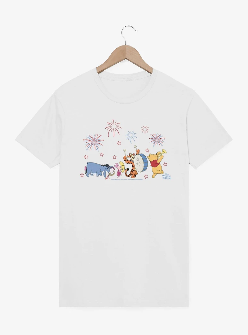 Disney Winnie The Pooh Fireworks 4th Of July Parade T-Shirt