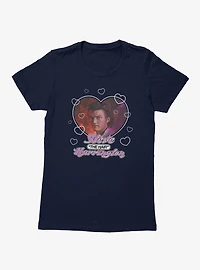 Stranger Things Steve The Hair Harrington Heart Throb Womens T-Shirt