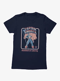 Marvel Captain America Retro Sentinel Of Libery Since 1941 Womens T-Shirt