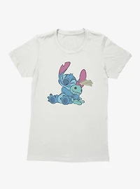 Disney Lilo & Stitch Hug Scrump Doll Womens T-Shirt