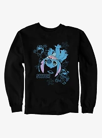 Disney Lilo & Stitch Upsidedown And Outlined Fun Sweatshirt