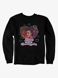 Stranger Things Steve The Hair Harrington Heart Throb Sweatshirt