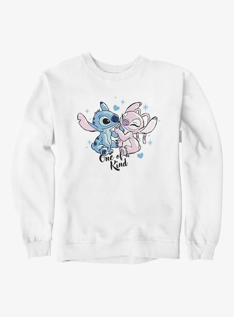 Disney Lilo & Stitch One Of A Kind Hand Hold Angel And Sweatshirt