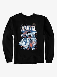 Marvel Comics Retro Star Spangled Heroes Sweatshirt