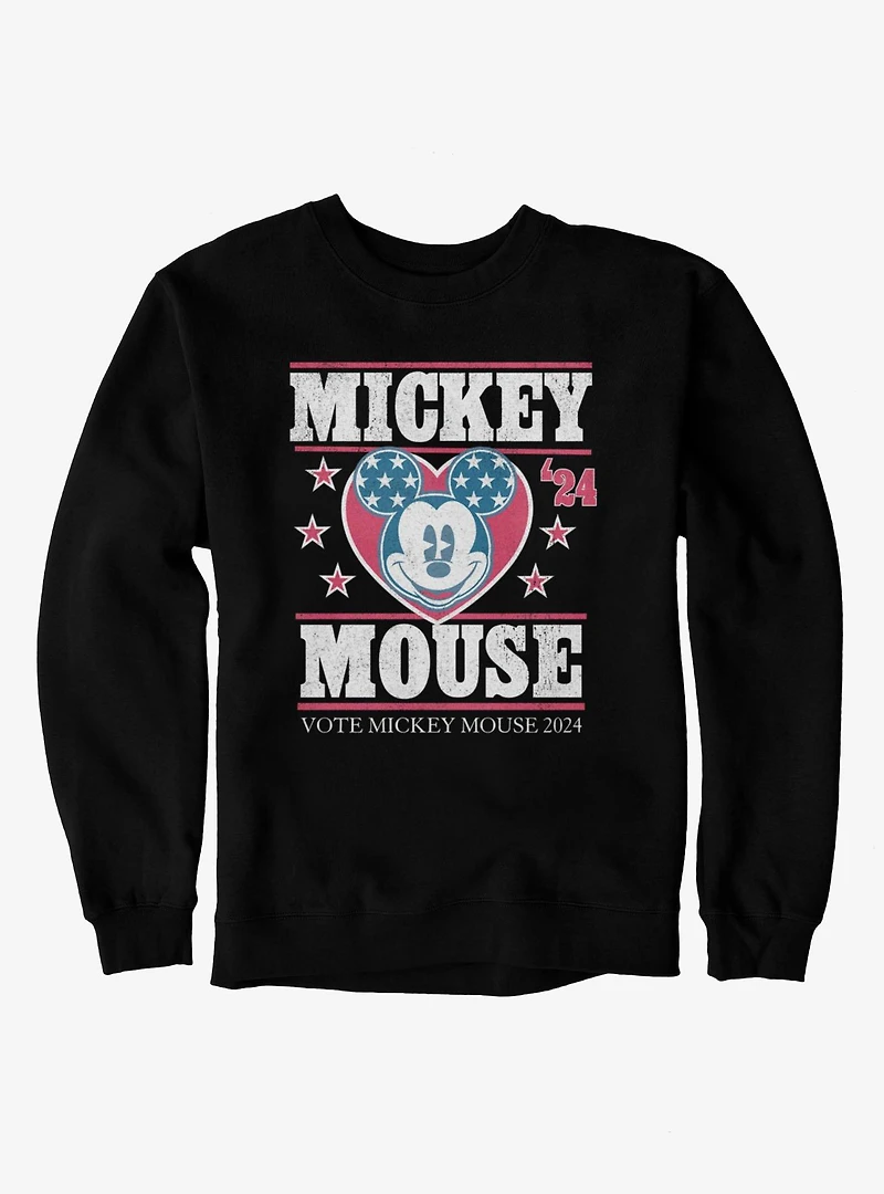Disney Mickey Mouse 2024 Campaign Vote Sweatshirt
