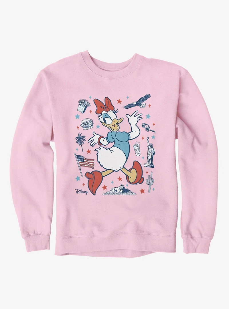Disney Daisy Duck 4th Of July Walk Sweatshirt