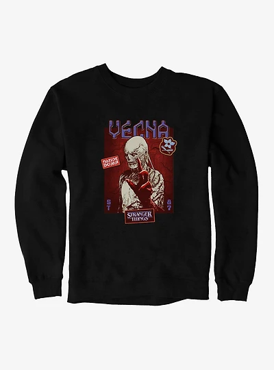 Stranger Things Vecna Upside Down Hand Up Card Sweatshirt