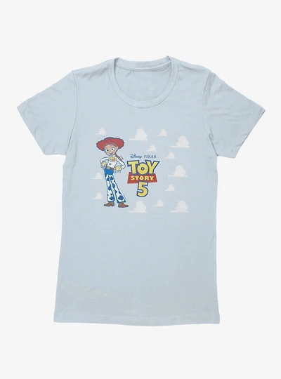 Disney Pixar Toy Story 5 Logo The Clouds Jessie Womens T-Shirt