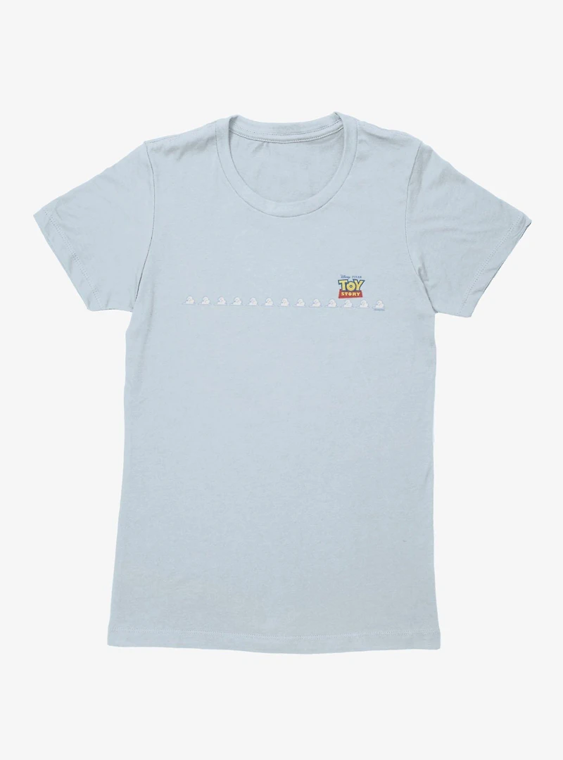 Disney Pixar Toy Story Classic Cloud Line Up Womens T-Shirt