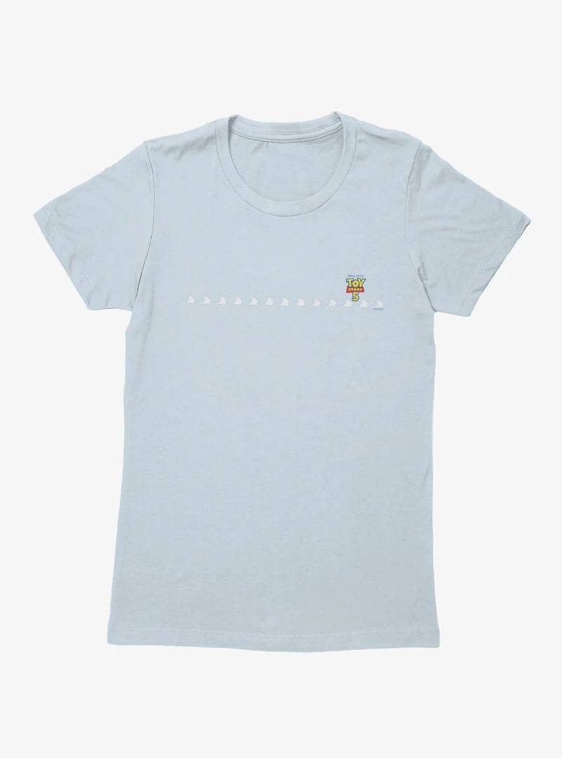 Disney Pixar Toy Story 5 Cloud Line Up Womens T-Shirt