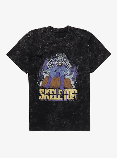 Masters Of The Universe Skeletor Throne Bones Mineral Wash T-Shirt