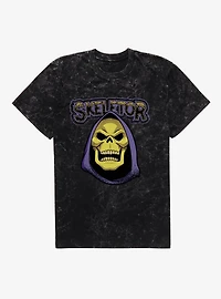 Masters Of The Universe Skeletor Big Face Mineral Wash T-Shirt
