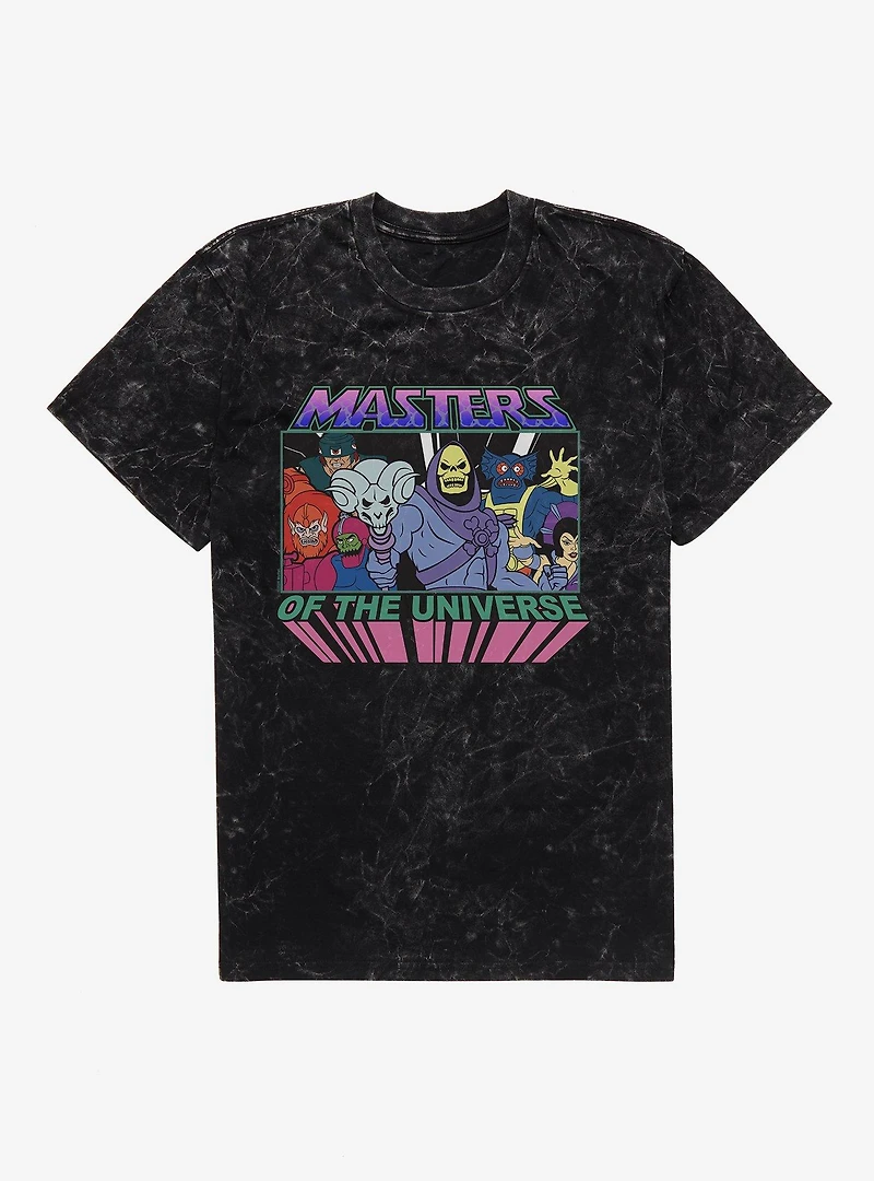 Masters Of The Universe Bad Guy Window Groupshot Mineral Wash T-Shirt