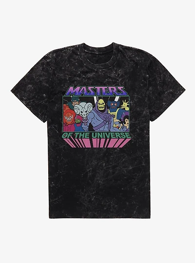 Masters Of The Universe Bad Guy Window Groupshot Mineral Wash T-Shirt