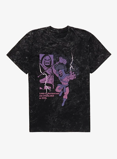 Masters Of The Universe Lord Destruction Evil Leap Mineral Wash T-Shirt