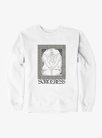 Masters Of The Universe Sorceress Black And White Sweatshirt