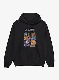 Masters Of The Universe Retro Hero Faces Hoodie
