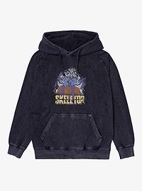 Masters Of The Universe Skeletor Throne Bones Mineral Wash Hoodie