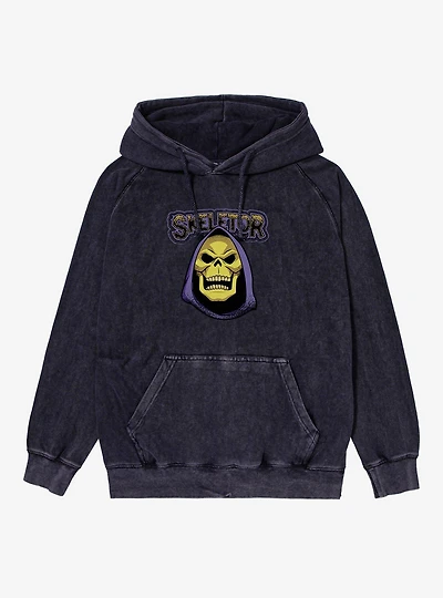 Masters Of The Universe Skeletor Big Face Mineral Wash Hoodie